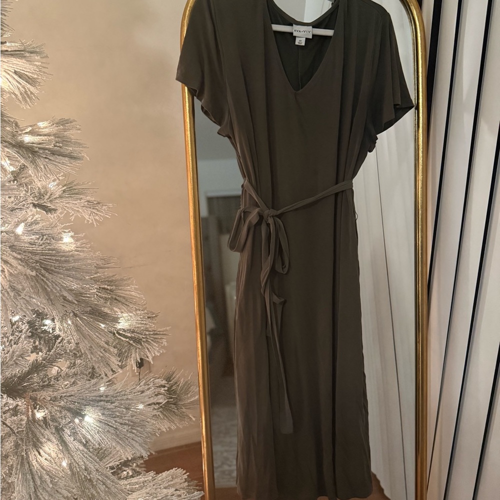 a new day Deep Olive Dress